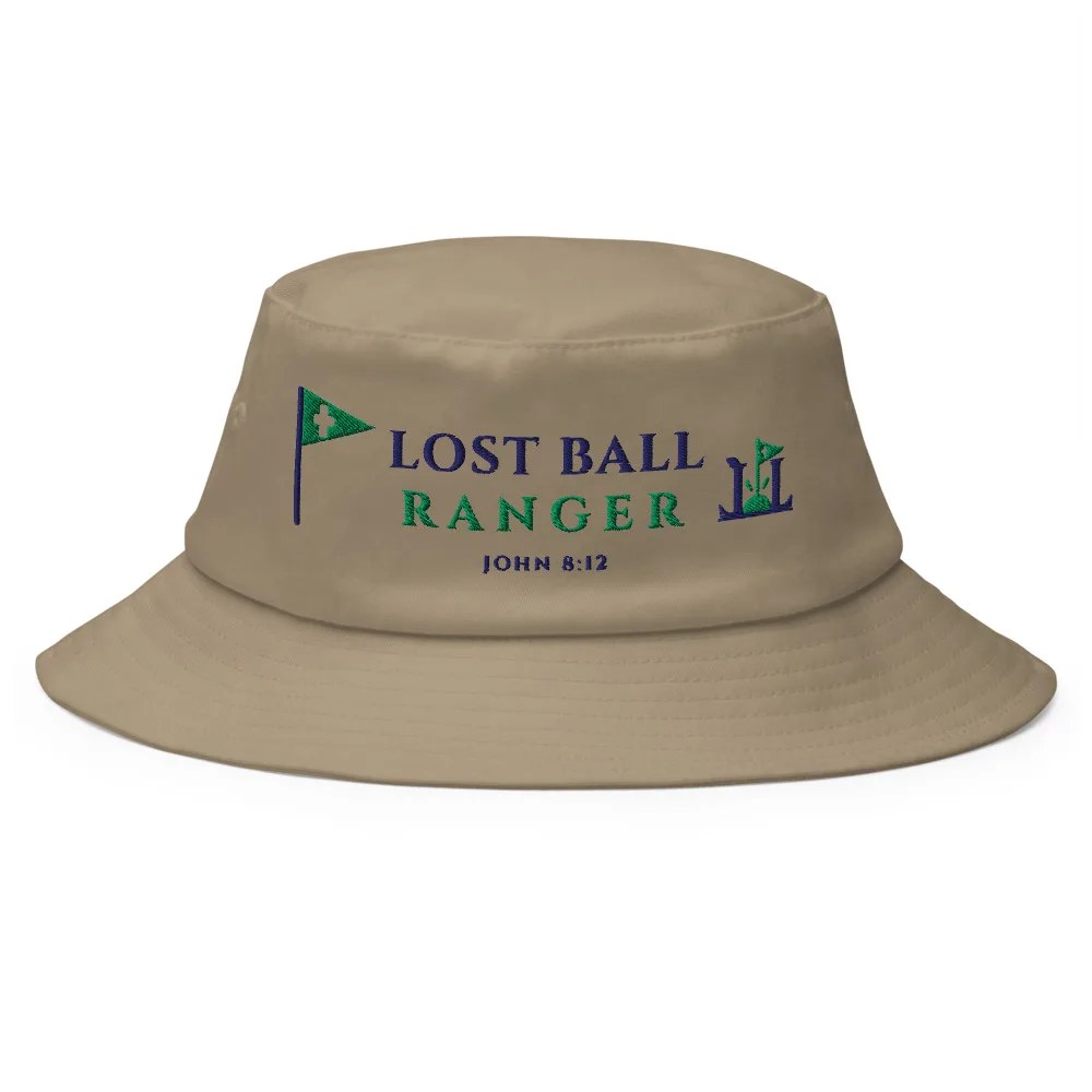 Lost Ball Ranger Bucket Hat from Links & Light, Christian golf apparel