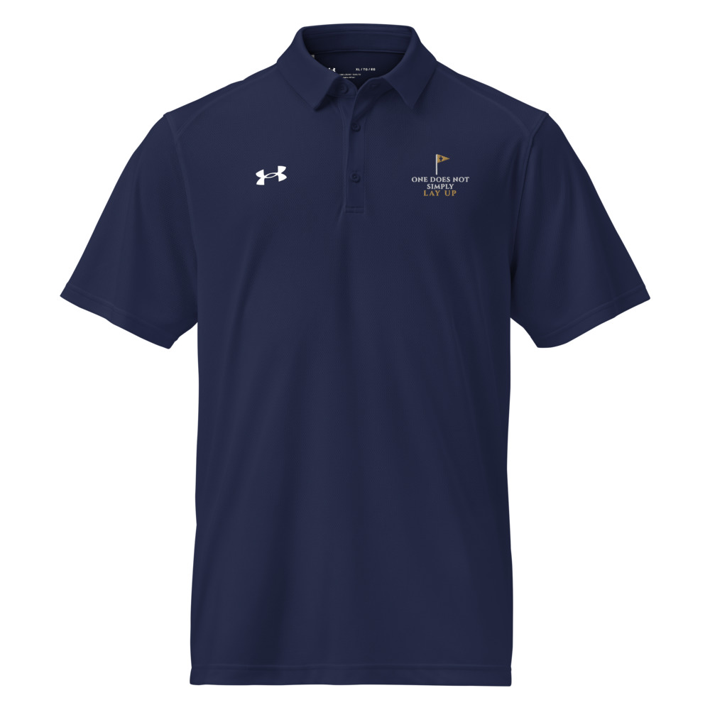 One Does Not Simply Lay Up Polo from Links & Light, Christian golf apparel