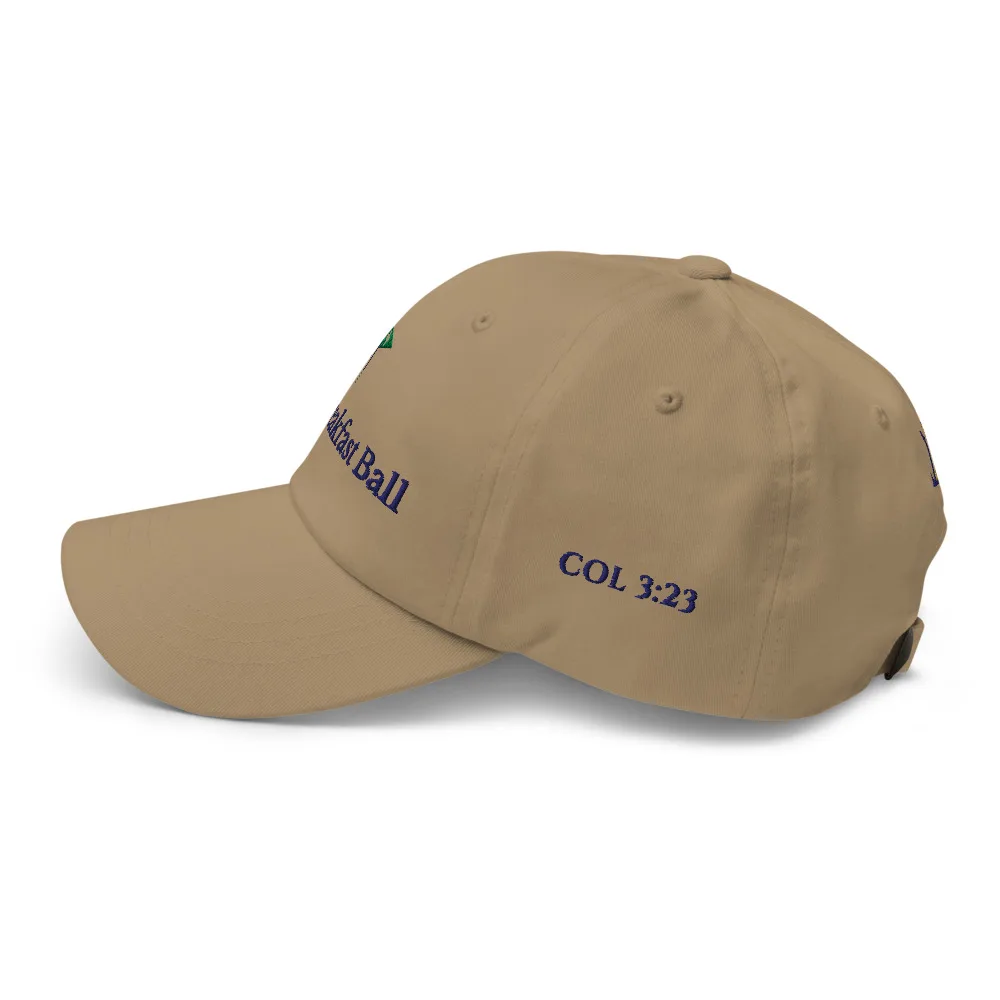 Second Breakfast Ball Dad Hat, Side detail